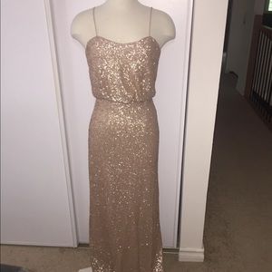 Gorgeous Champaign coloured floor length dress